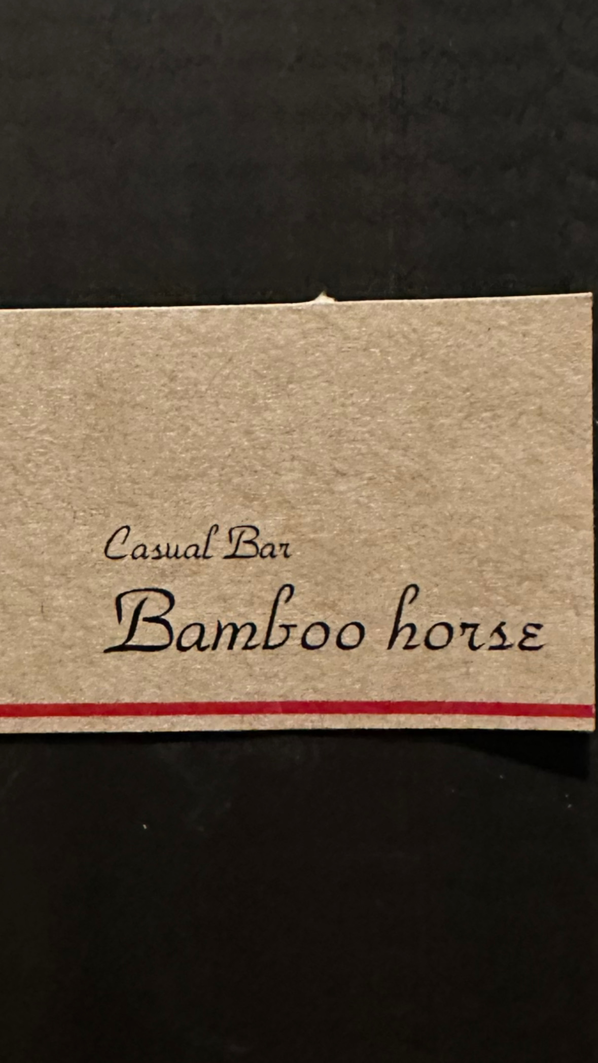 Casual Bar Bamboohorse